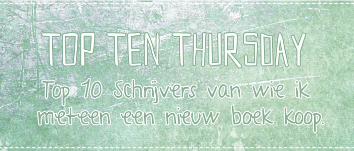 Top10SchrijversNieuwBoek